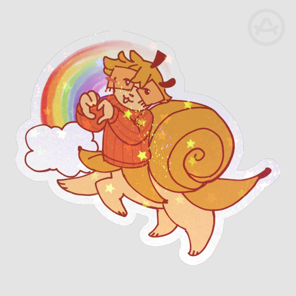 Whimsical Split Sticker