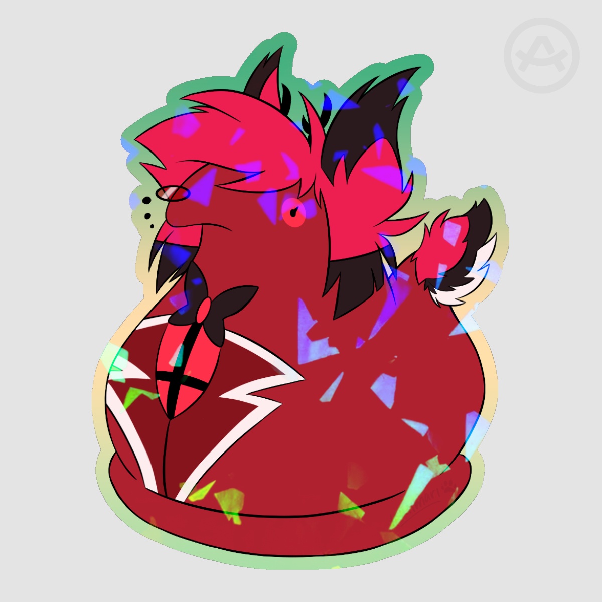 HazPeep Alastor || Holo Die Cut Sticker