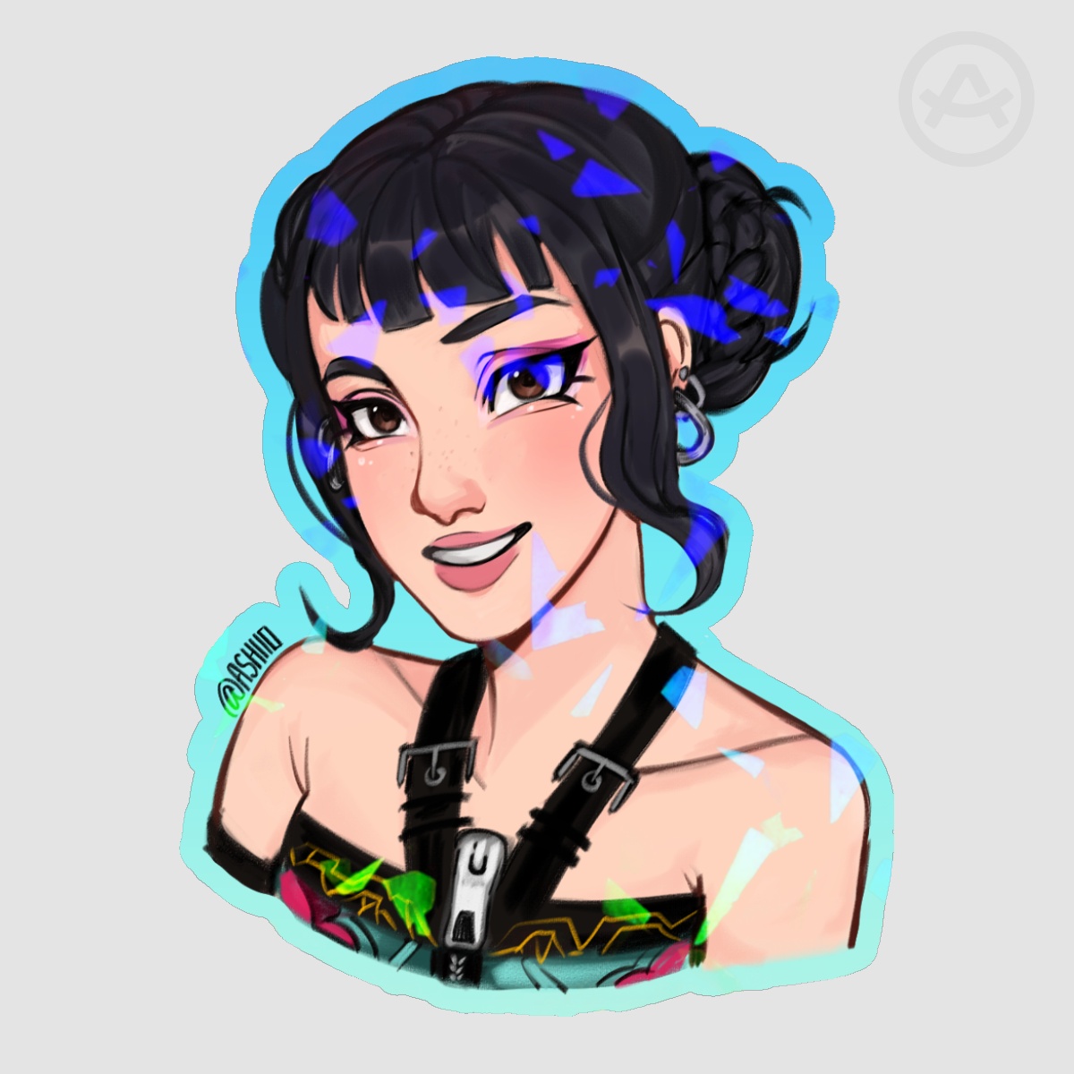 K-POP DEMON HUNTERS ZOEY STICKER