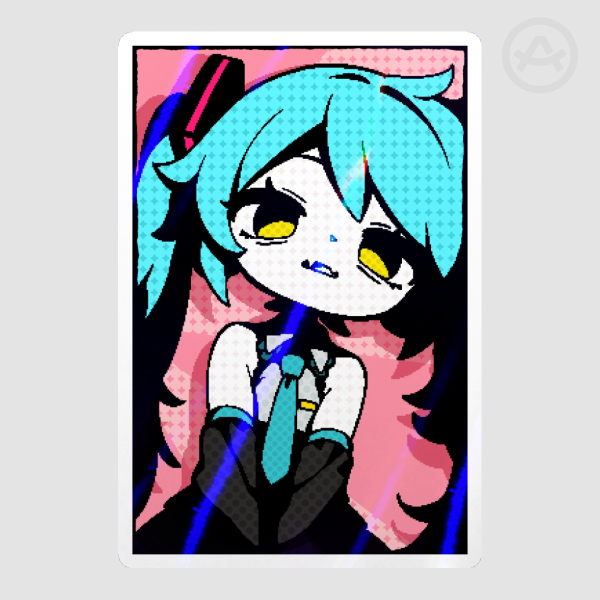 Miku - Holo Sticker!