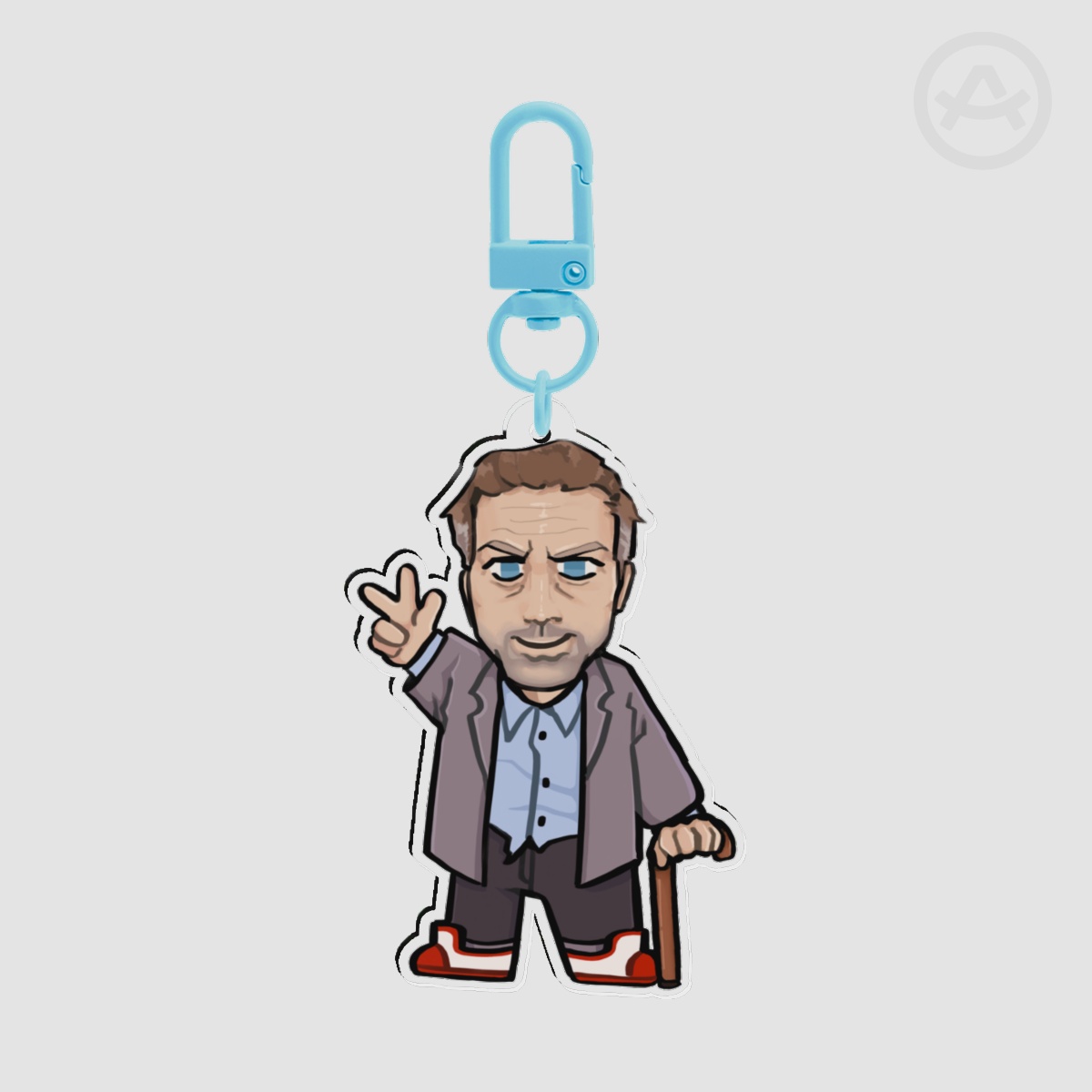 Dr House Clear Acrylic Keychain