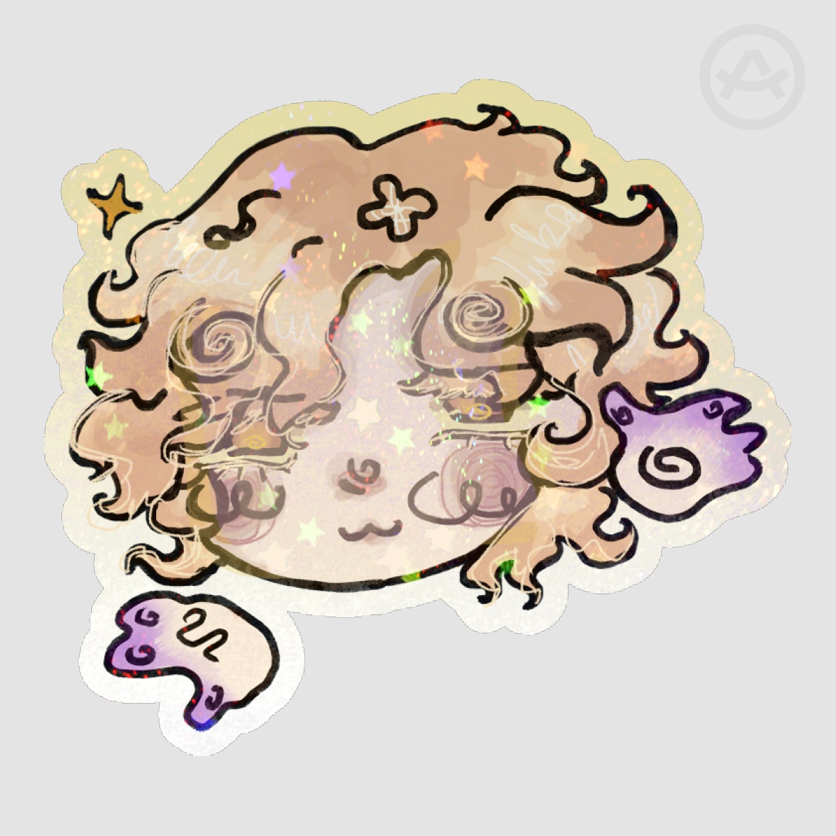 Luka / Alien Stage - chibi holographic sticker