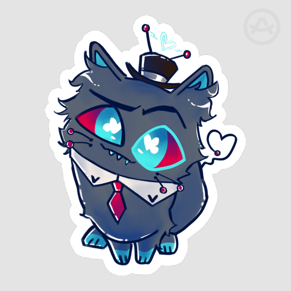 Cat Past Vox Sticker