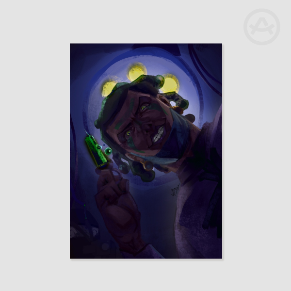 Cioccolata Syringe JJBA Art Print #1 (297mm x 420mm)