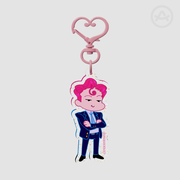 Cursed CEO - Glitter Acrylic Charm 🩷