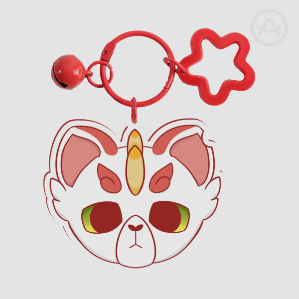 Bixie Pixiu Clear Acrylic Keychain