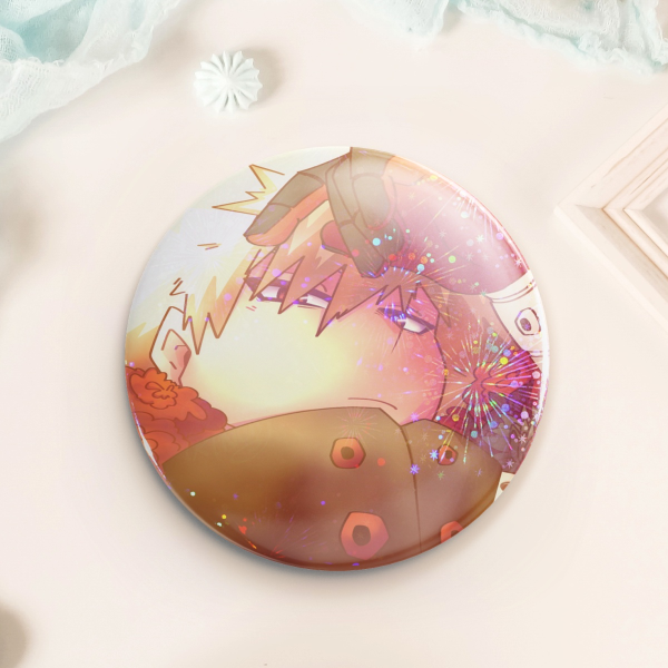 Bakugo Katsuki - 58mm Holographic Badge