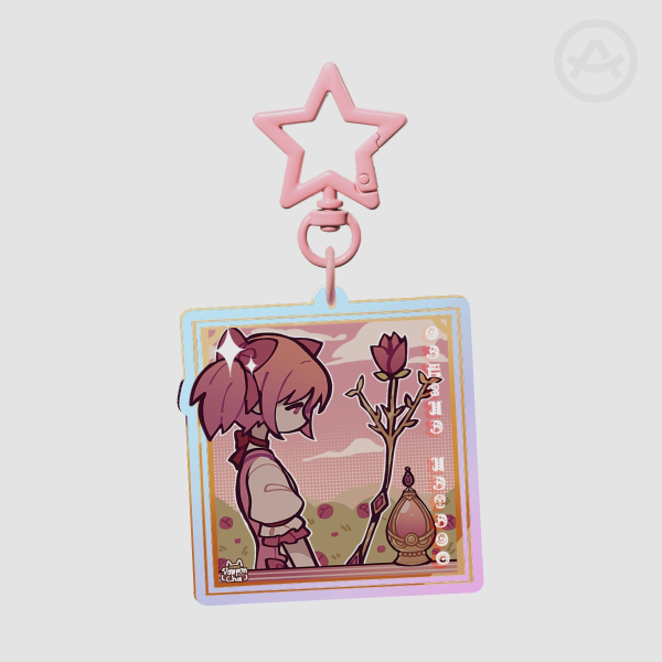 Puella Magi Rainbow Keychain - Madoka