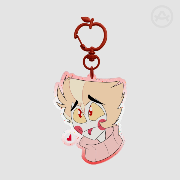 Glitter Luci || Colored Edge Acrylic Keychain