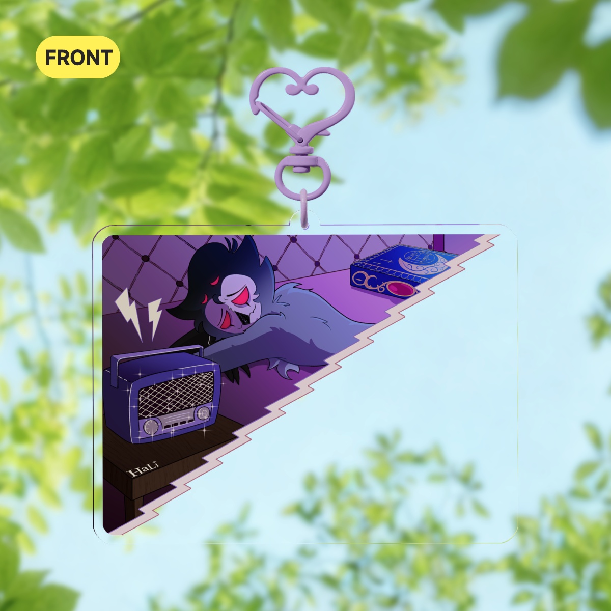 Loyal Listener Stolas - PET Plastic Keychain