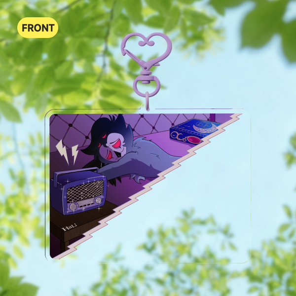 Loyal Listener Stolas - PET Plastic Keychain