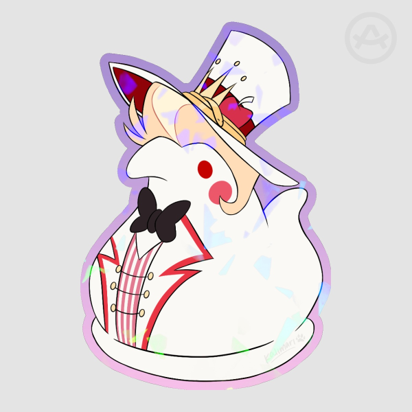 HazPeep Lucifer || Holo Die Cut Sticker