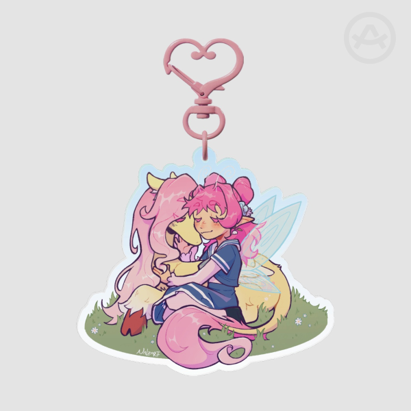 ldshadowlady & fluttershy ⟡ ⁠ acrylic charm