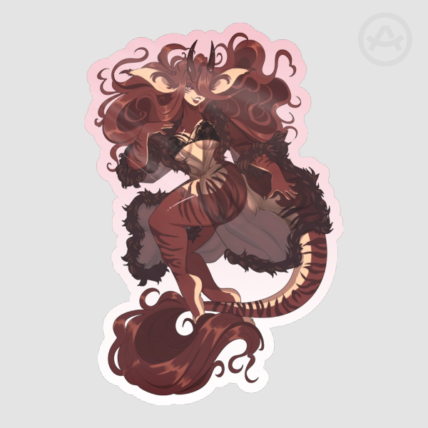 Lilith Valentines Pin-up Sticker