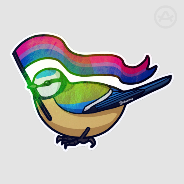 Bi Birb Tit Sticker