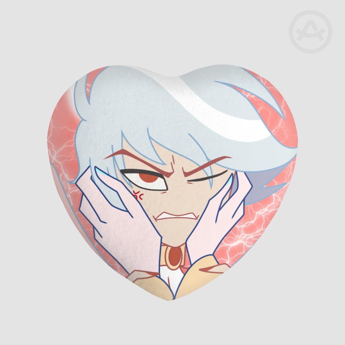 Beloved Saint Matthew Heart Shape Plush Badge