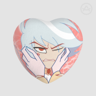 Beloved Saint Matthew Heart Shape Plush Badge