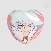 Beloved Saint Matthew Heart Shape Plush Badge