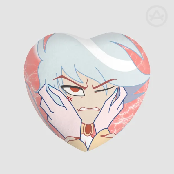 Beloved Saint Matthew Heart Shape Plush Badge