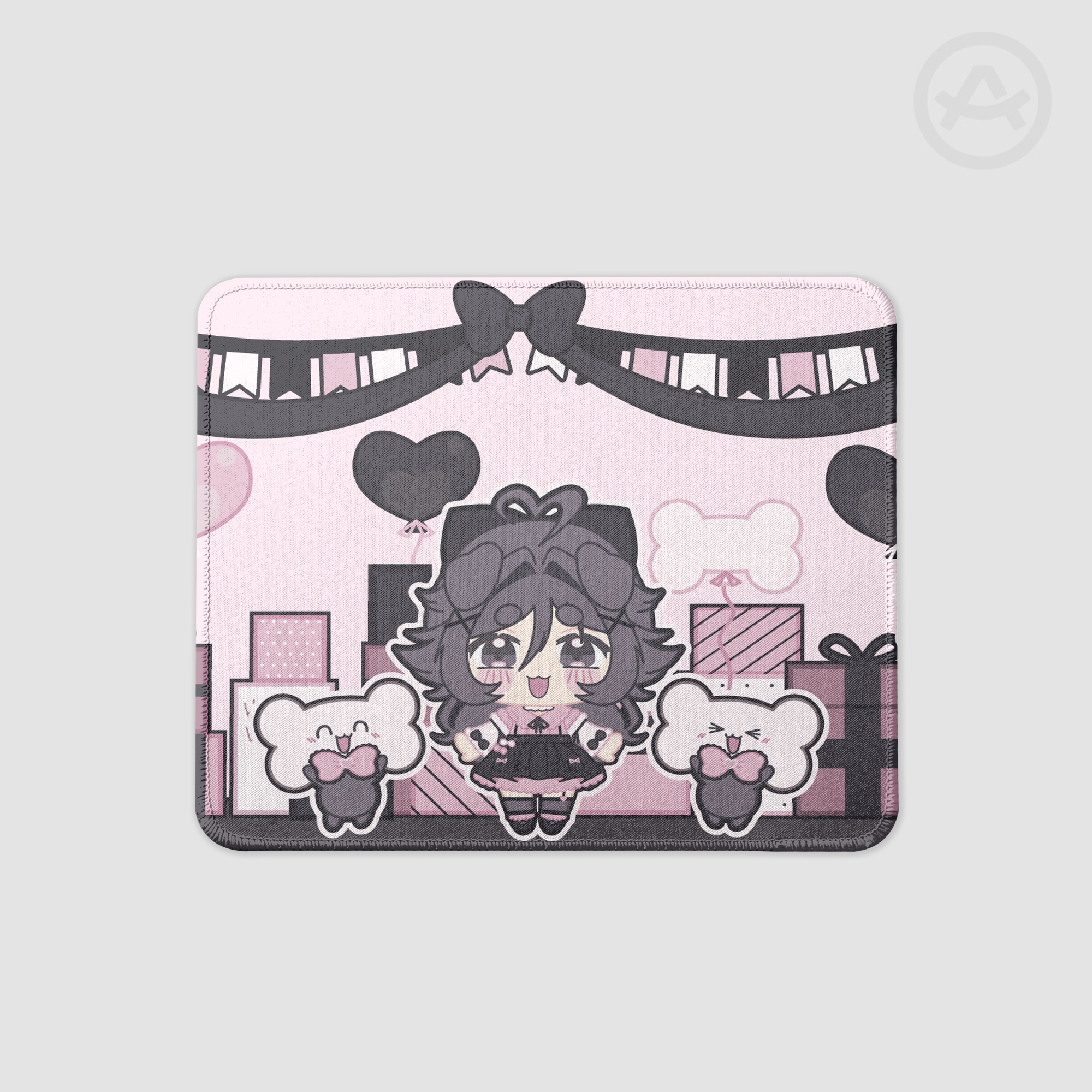 Chibi Tsukiko Birthday Square Mouse Pad