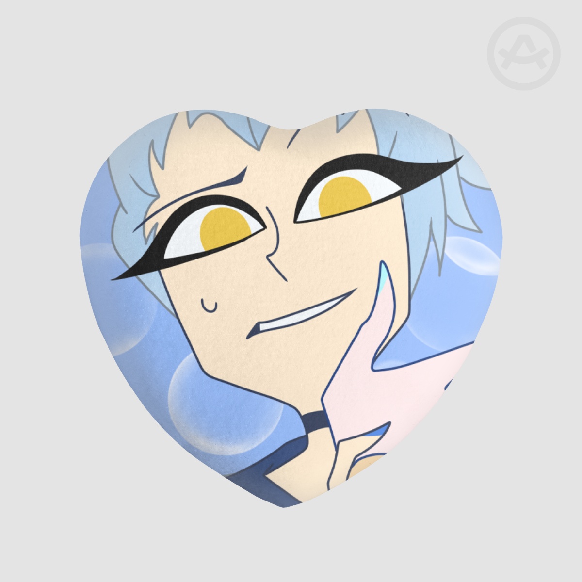 Beloved Saint Andrew Heart Shape Plush Badge