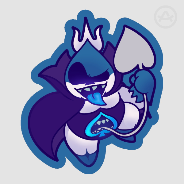 King - Hot Foil Stamping Die Cut Stickers