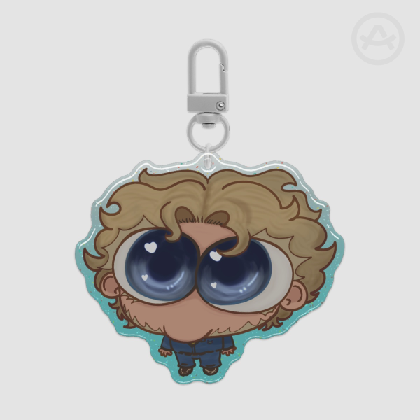 Cute Culy (Epoxy Glitter Acrylic Keychain)