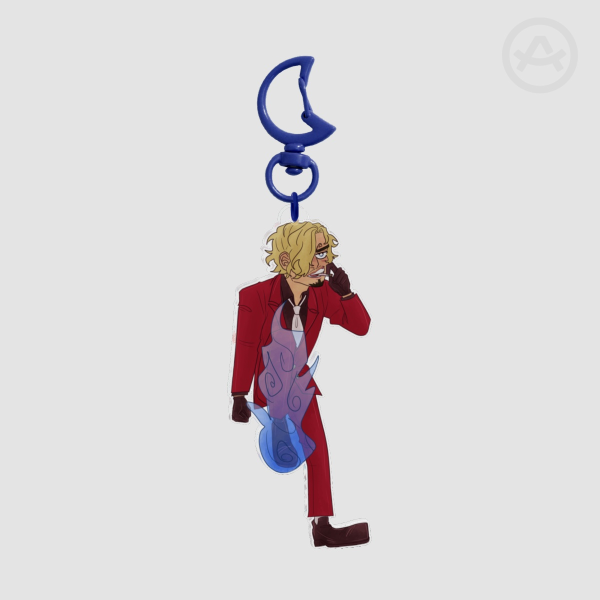 Black Leg Sanji Acrylic Keychain