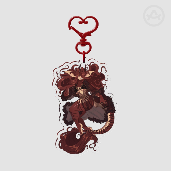 Lilith Valentines Pin-up Acrylic Keychain