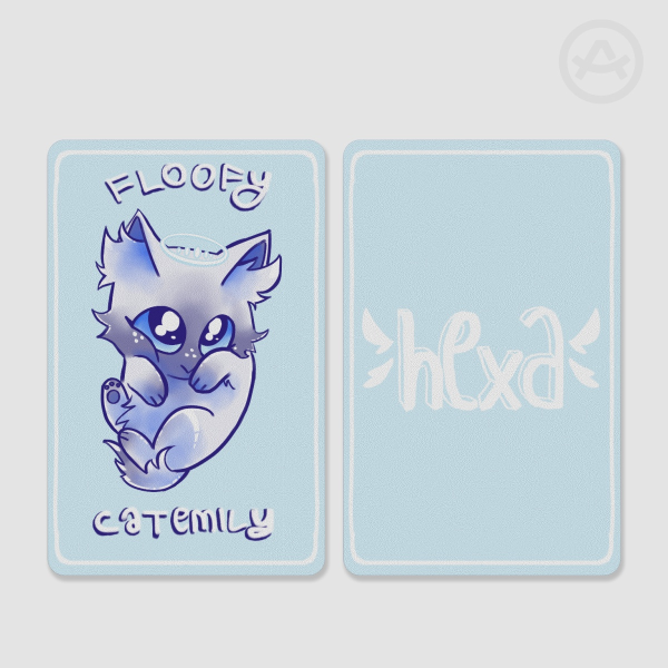 Floofy || Cat Emily Card 2