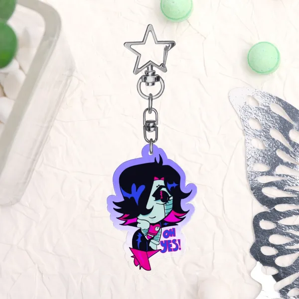 Mettaton Acrylic Keychain