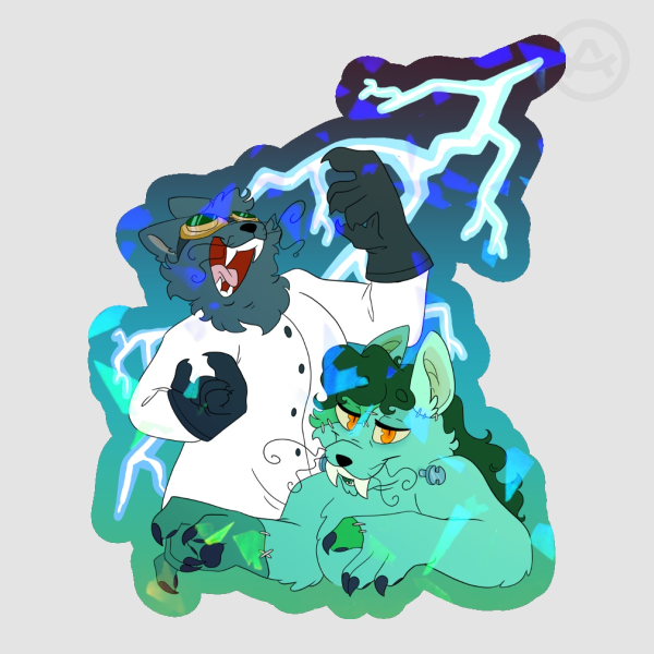 Frankittystein - Die Cut Sticker