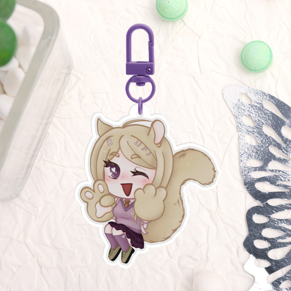 [KEYCHAIN] Squirrel Kaede