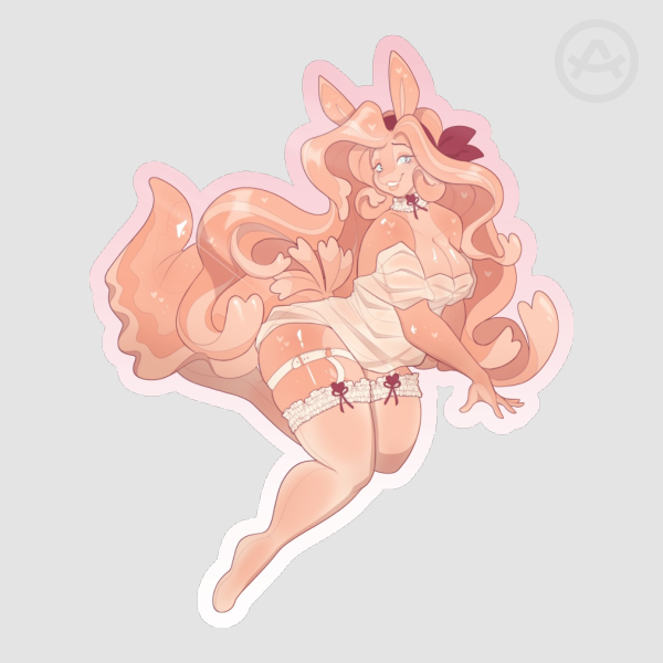 Valentine Pin-up Sticker