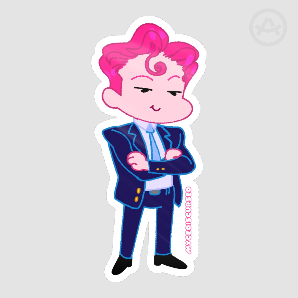 Cursed Ceo - Glossy Sticker