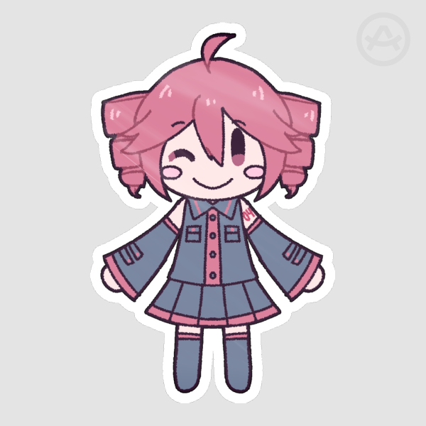 Silly Teto Die Cut Sticker