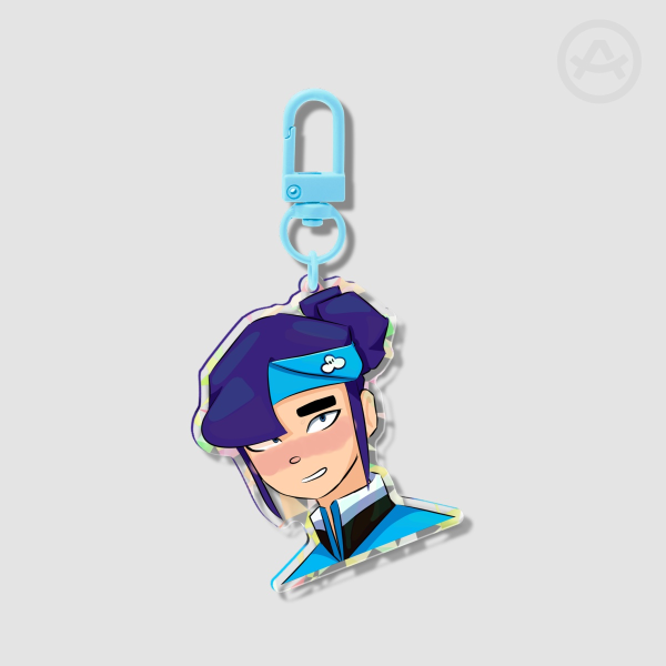 Fang Broken Glass Acrylic Keychains