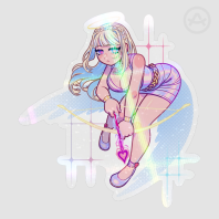 Saint Cupid sticker