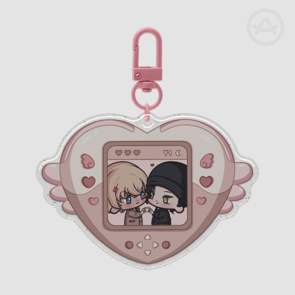 AKAM Heart Ship Keychain