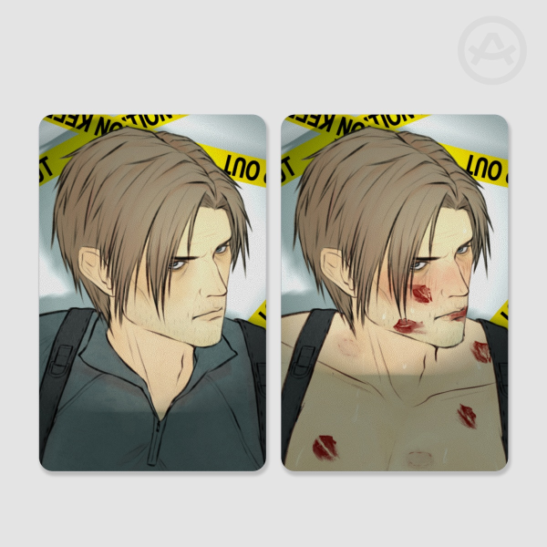 Leon Kennedy Holographic Photocards