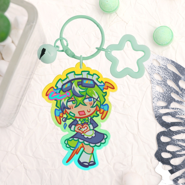 Maid ParrotX2 Keychain