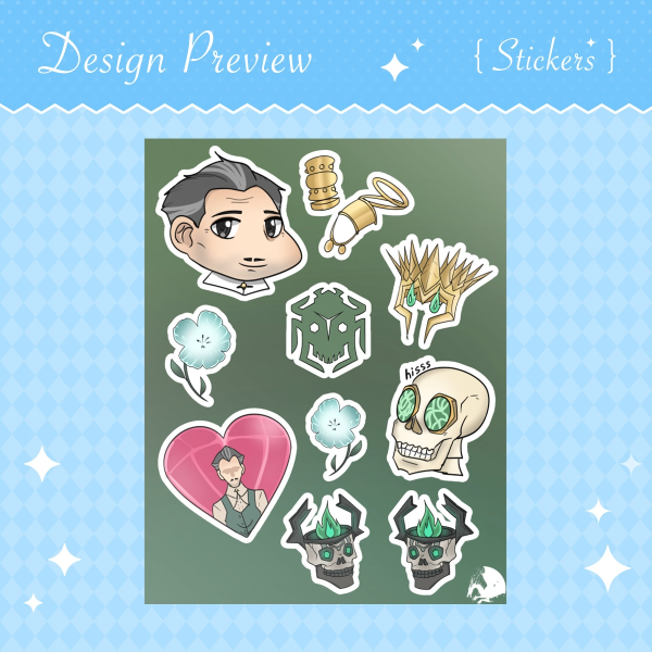 Emmrich Dragon Age Stickers Set
