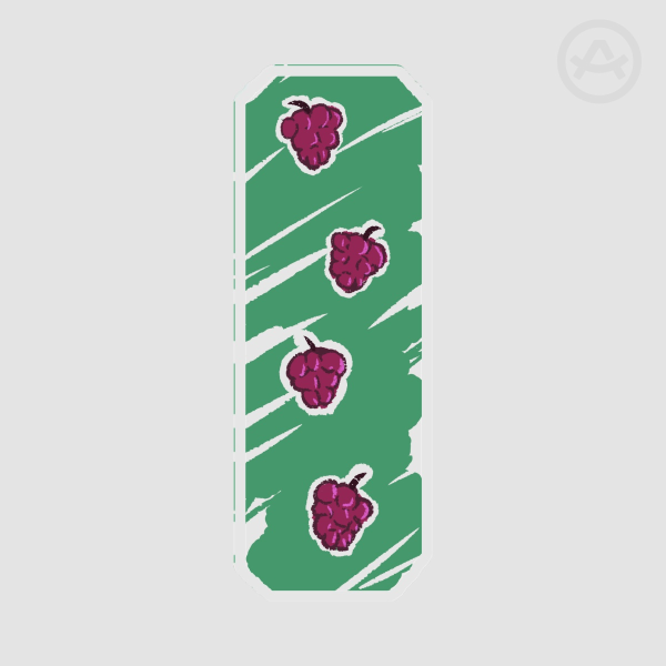 Raspberry Bookmark