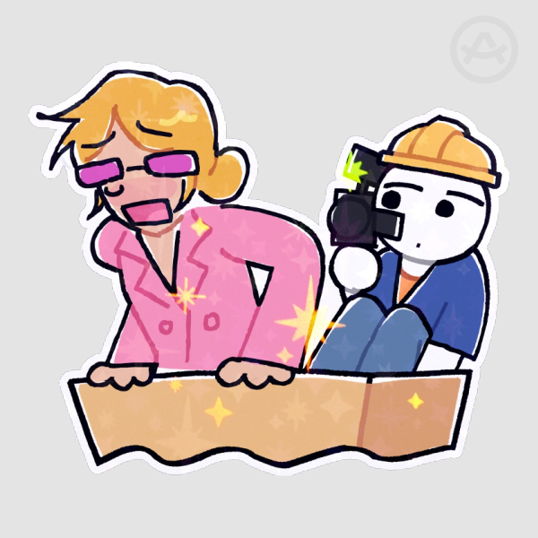 IT’S NEVER OVER STICKER