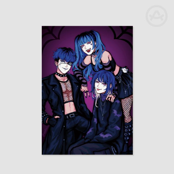 Darumi, Yugamu and Ima [A5 Print]