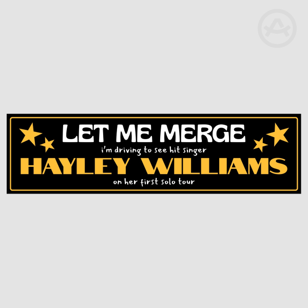 I'm Seeing Hayley Williams Bumper Sticker