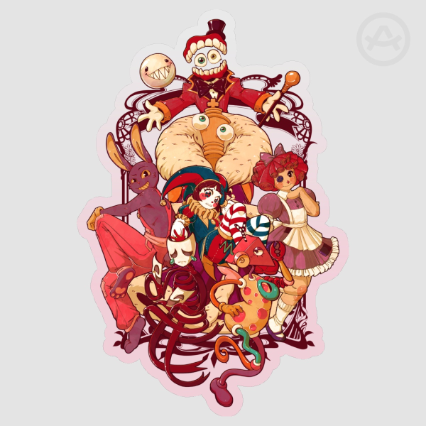 [The Amazing Digital Circus] PET Vinyl Stickers