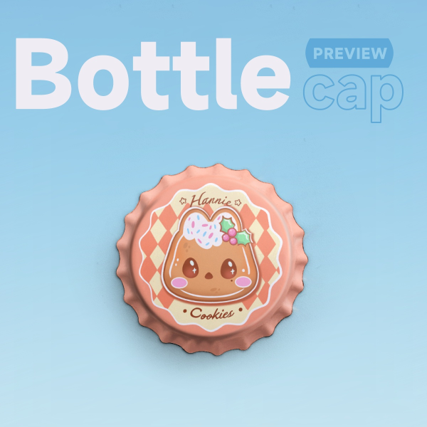Han Quokka - Bottle Cap Badges