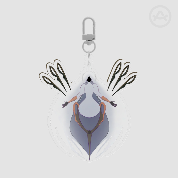Grand Mother Silk Acrylic Keychain
