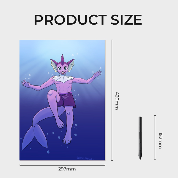 vaporeon poster shiny edition
